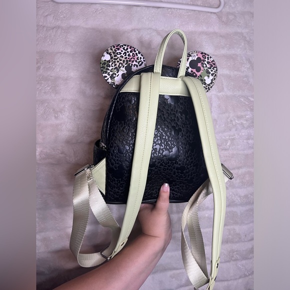 Loungefly Bags Loungefly Disney Backpack Ears Snow Leopard Animal Print Poshmark